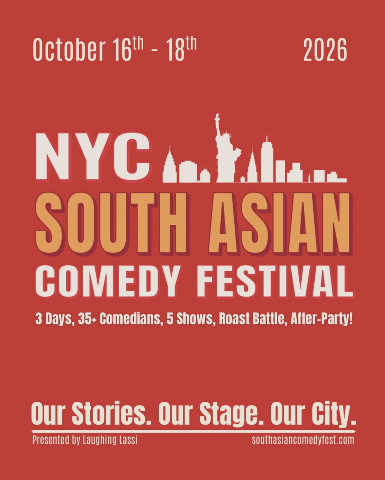 NYC South Asian Comedy Festival event photography