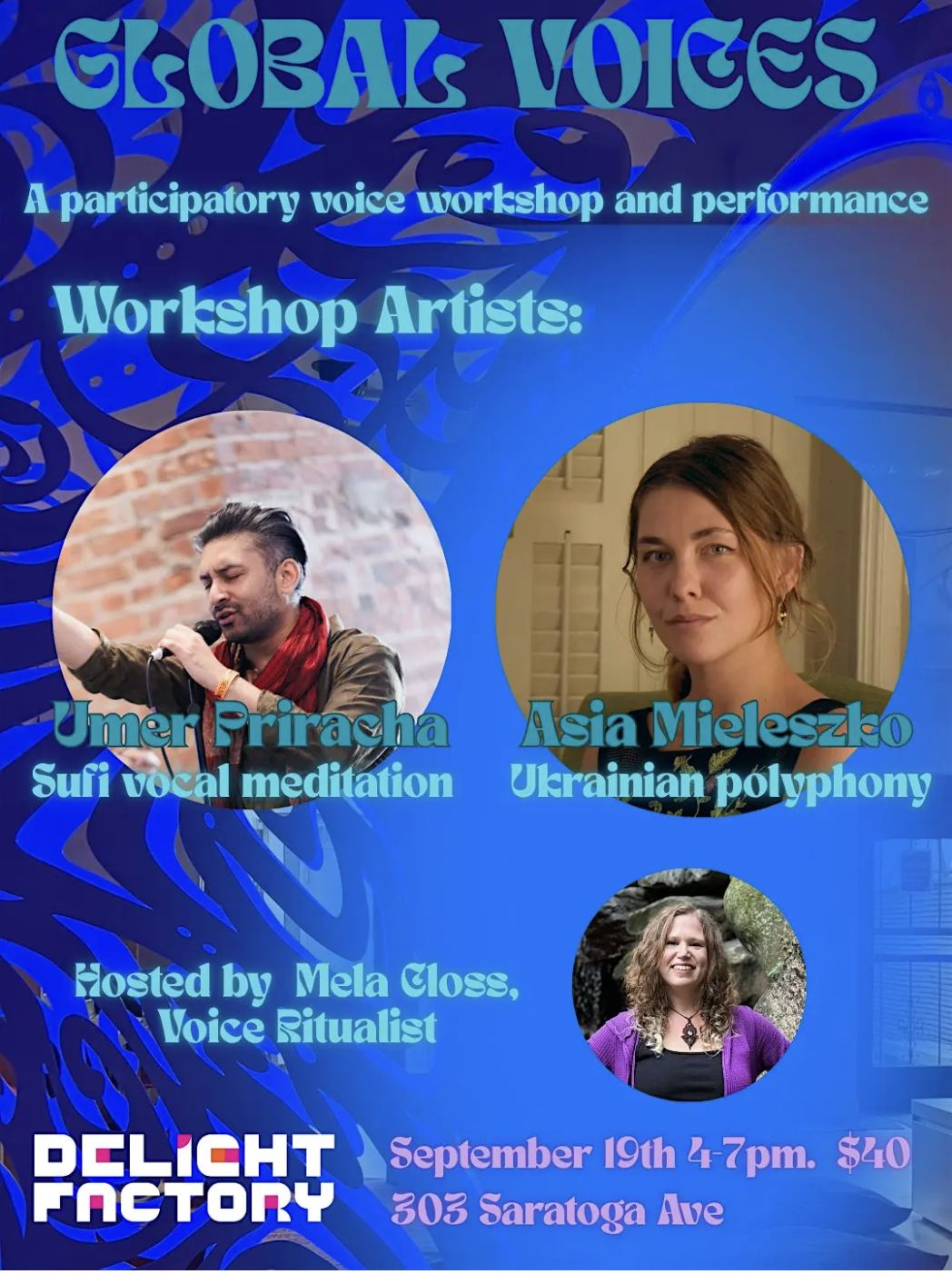 Global Voices - Sufi Vocal Meditation event photography