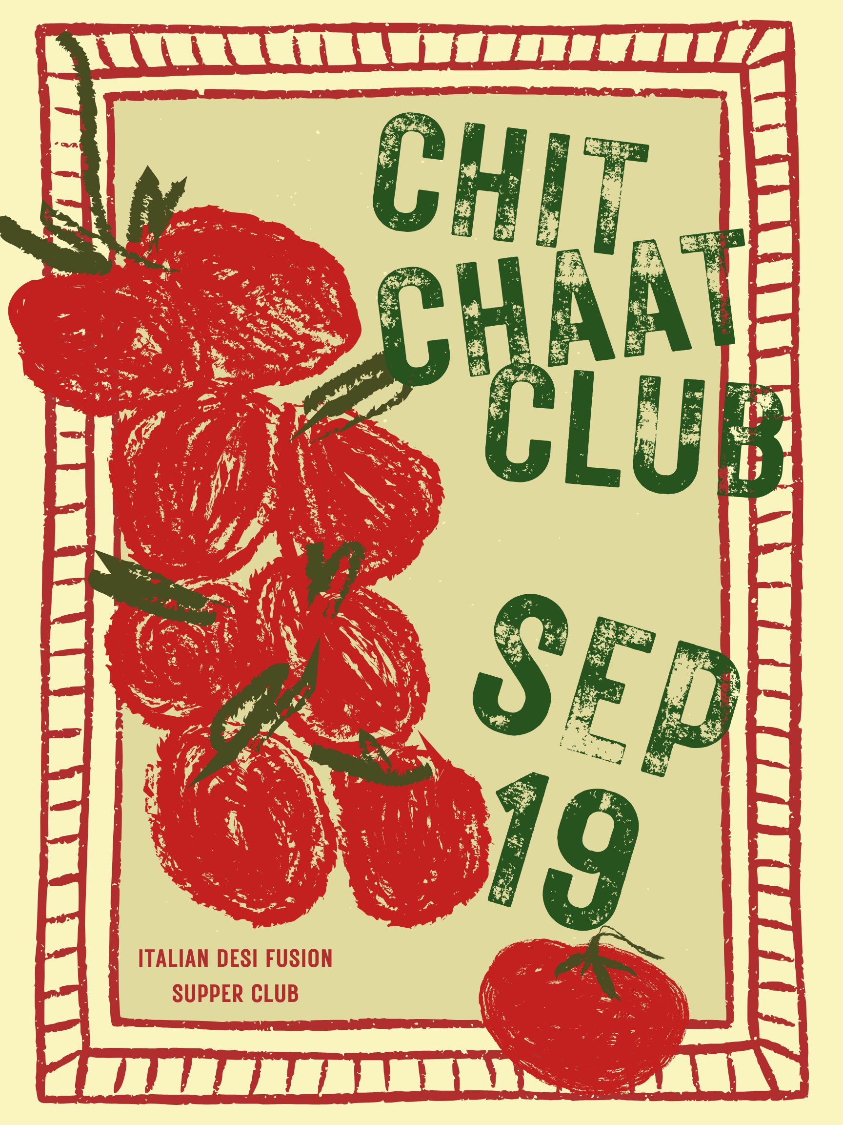 Chit Chaat Club: Italian x Desi Supper - South Asian event