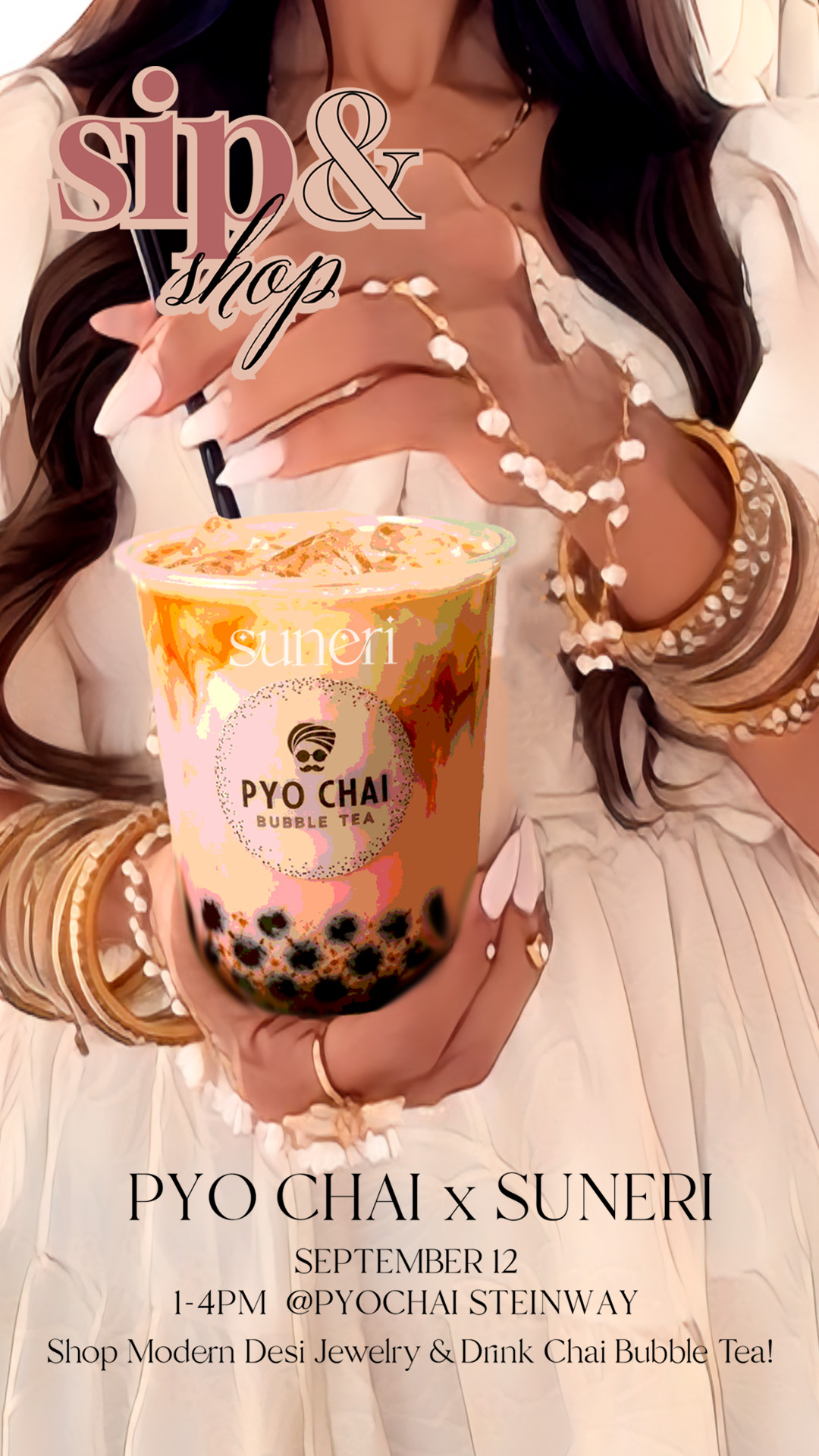 Suneri Jewelry Pop Up event photography